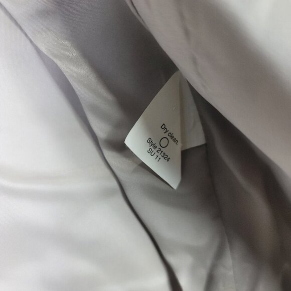 J. Crew Light Gray Nouvelle Jacket in Superfine Cotton 21324 Women's | Size 14 - Picture 4 of 7